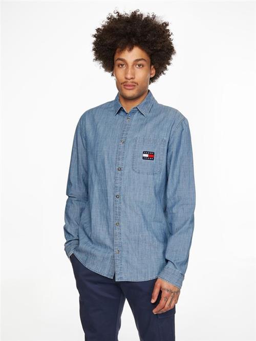 TJM CHAMBRAY BADGE SHIRT