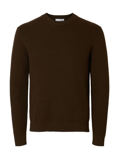 SLHDANE LS KNIT STRUCTURE CREW NECK