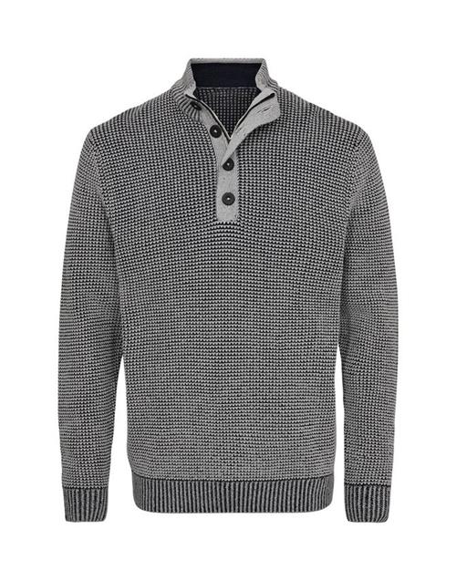 Regular fit knit w. buttons