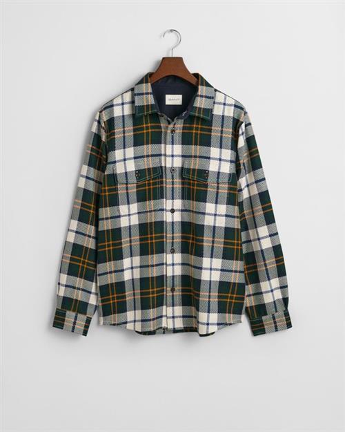 HERRINGBONE CHECK OVERSHIRT