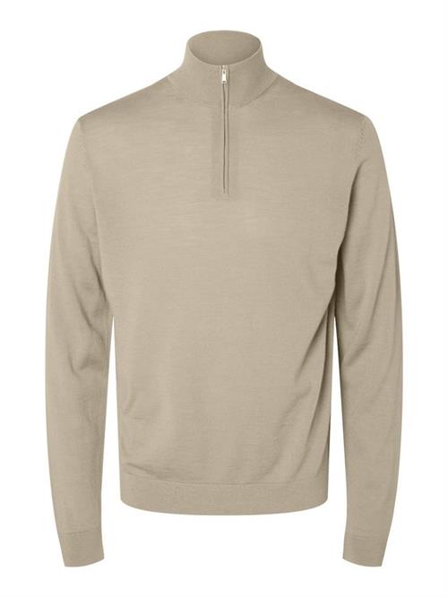 SLHTRAY LS KNIT MERINO HALF ZIP NOO