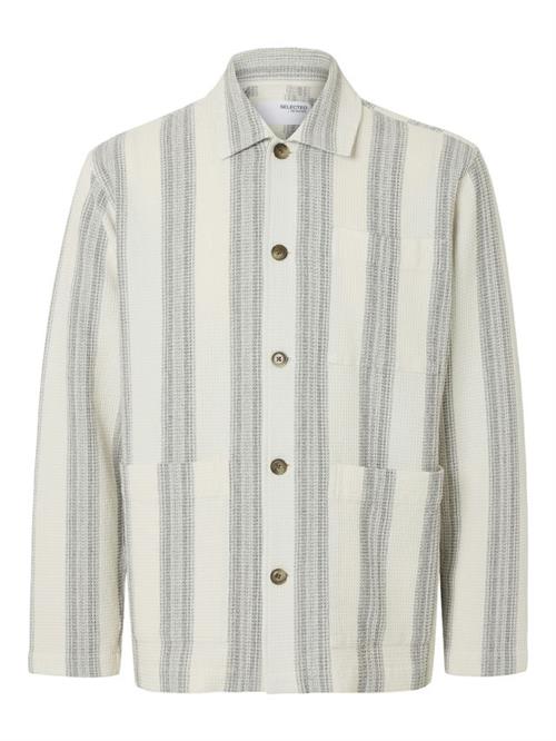 SLHTONY WAFFLE STRIPE OVERSHIRT
