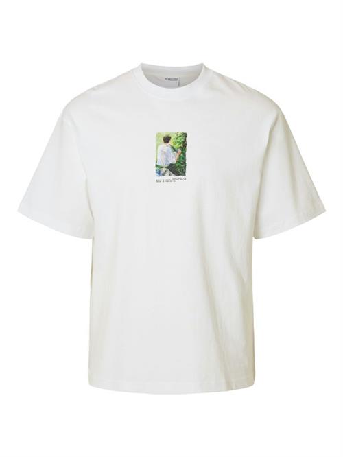 SLHRELAXDARIUS PRINT SS O-NECK TEE