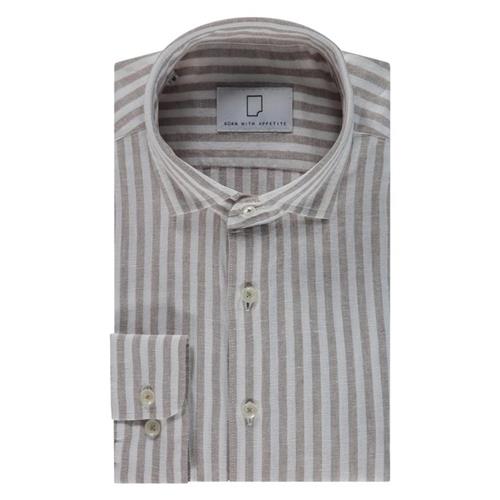 AVENUE LI-CO STRIPE SHIRT LS