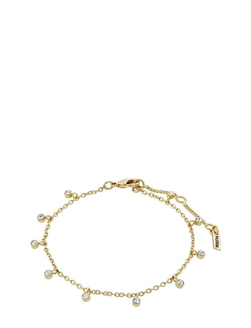 Pilgrim | Maja Crystal Multi Drops Bracelet Gold-Plated | ONE SIZE