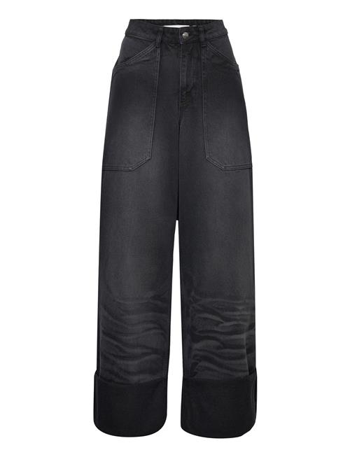 Cannari Concept | Black Wash Loose Jeans | 38