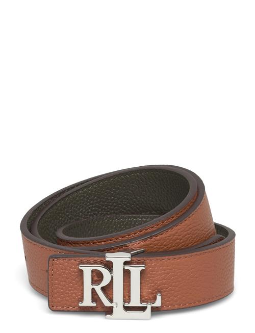 Lauren Ralph Lauren | Logo Reversible Pebbled Leather Belt | XS