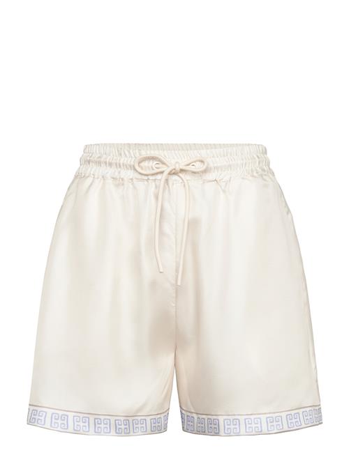 Malina | Iris Wide Drawstring Silk Shorts | S