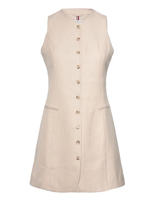 Tommy Hilfiger | Linen Mix Sleeveless Dress | 38