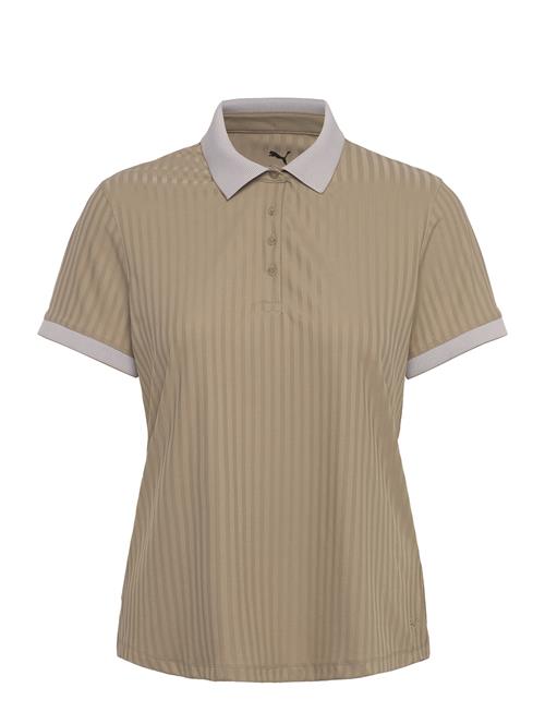 PUMA Golf | W Mattr Jacquard Stripe Ss Polo | L
