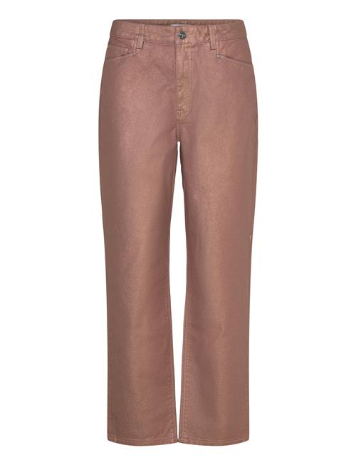 Dante6 | Dante6-Axelle Metallic Straight Cropped Jeans | 36