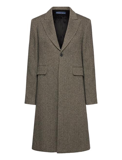 Polo Ralph Lauren | Wool-Blend Herringbone Coat | 34