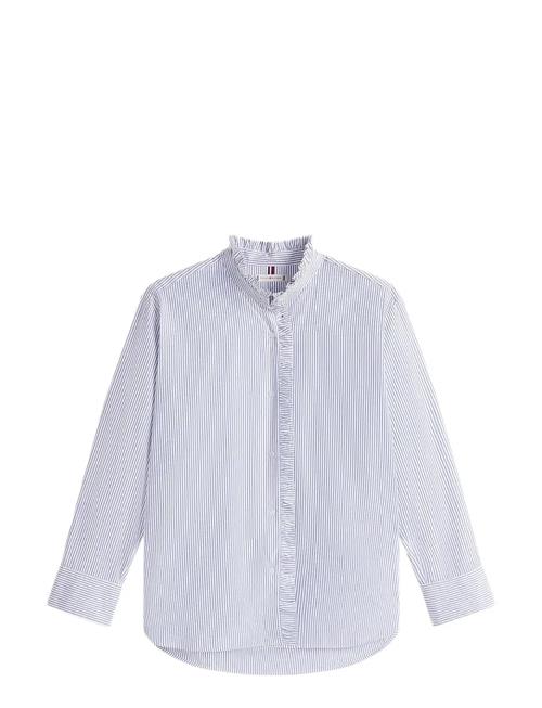 Tommy Hilfiger | Poplin Ruffle Shirt | 36