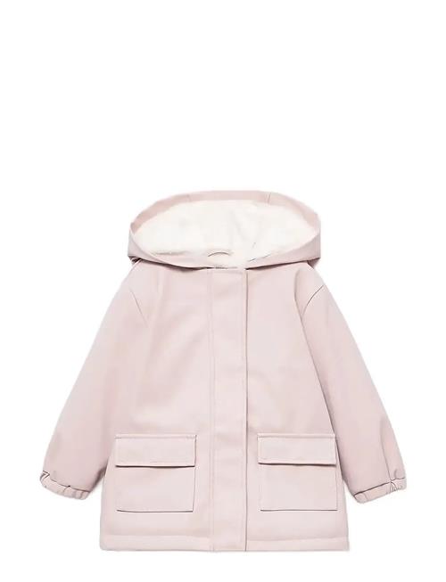 Mango | Rubberised Coat With Fur-Effect Lining | 4-5
