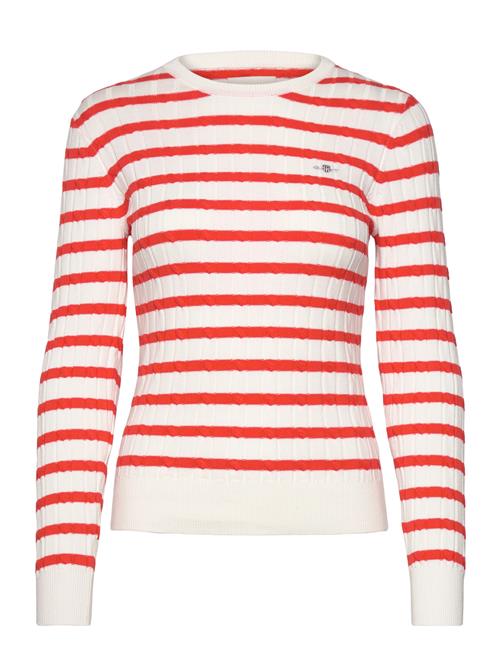 GANT | Stretch Cotton Cable Stripe C-Neck | M