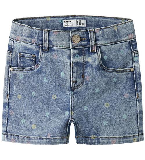 Name It Shorts - NmfSalli - Slim - Noos - Medium Blue Denim/FLOW