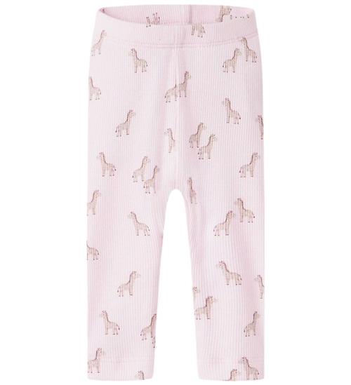 Name It Leggings - Rib - NbfHalena - Cradle Pink