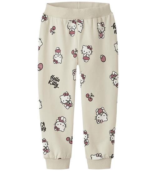 Name It Sweatpants - Hello kitty - NmfAsa - Peyote Melange
