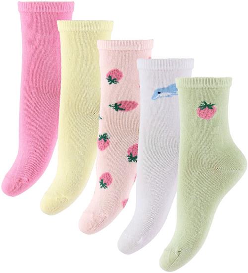 Name It Strømper - 5-pak - NmfVinni - Pink Drink