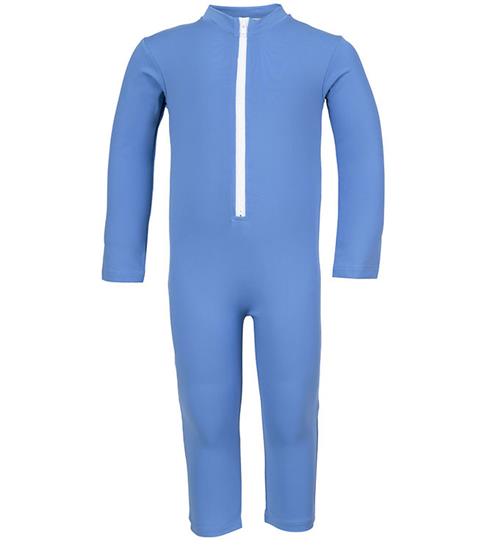 Petit Crabe Badeheldragt - Lou - Cornflower m. Sejlbåd