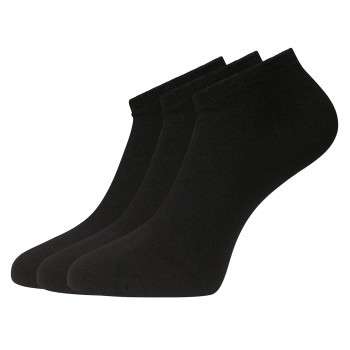 Bamboo basics Strømper 3P Dani Sneaker Socks Sort Str 41/46