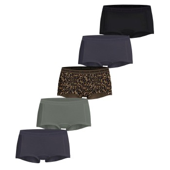 Björn Borg Trusser 5P Everyday Boxer Shorts 314 Sort/Grå bomuld Small Dame