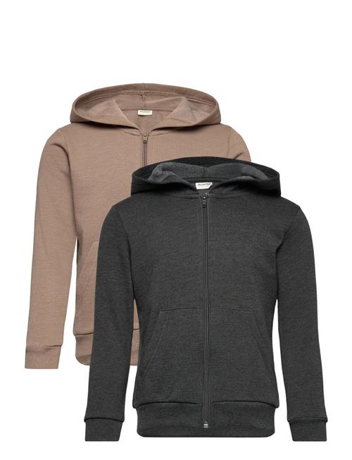 Minymo | Sweat Jacket W. Hood (2-Pack) | 80