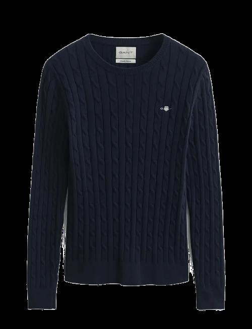Gant | Stretch Cotton Cable C-Neck | XL