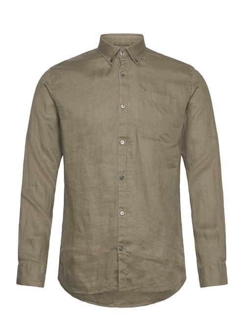 Se Lindbergh | Pure Linen L/S Shirt | S hos Booztlet