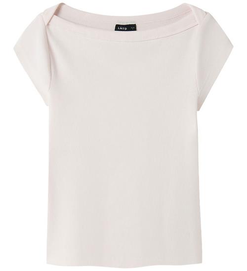 Se LMTD T-shirt - Rib - NlfKana - Pink Marshmellow hos KidsWorld