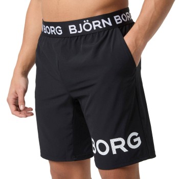 Björn Borg Performance Shorts With Logo Sort polyester Medium Herre