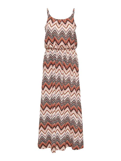 ONLY Sommerkjole 'Winner'  brun / grøn / hvid