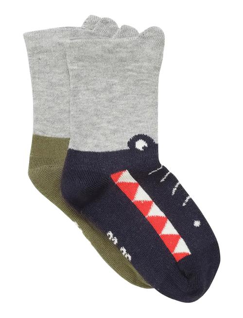 Minymo | Socks W. 3D Effect (2-Pack) | 27\30
