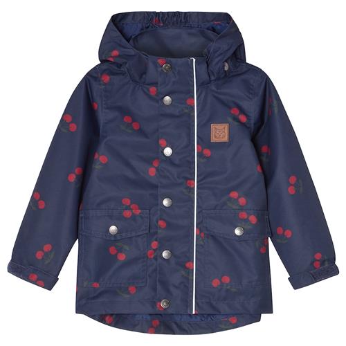 Se Kuling Stockholm Skaljakke Navy Cherry  110 cm Shell Marineblå  110 cm  unisex hos Babyshop