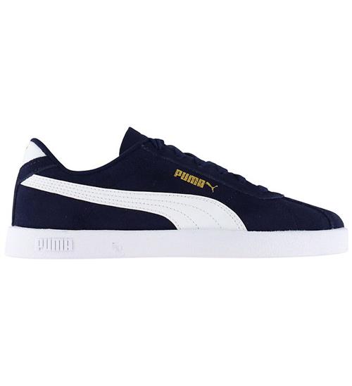 Se Puma Sko - Club II - Navy/Hvid hos KidsWorld