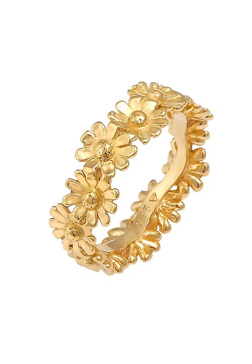 ELLI Ring 'Flower'  guld