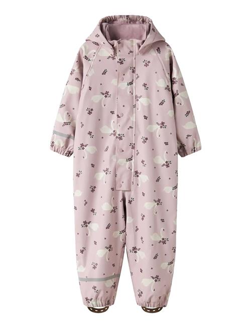 name it | Nmfdry10 Rain Suit Fleece Aop Fo | 110