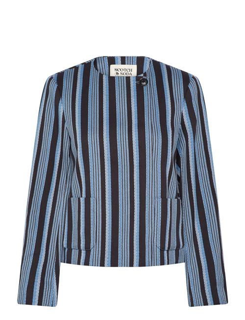 Scotch & Soda | Textured Stripe Casual Blazer | M