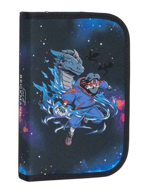 Beckmann Norway | Single Section Pencil Case With Content, Ninja Elements | ONE SIZE