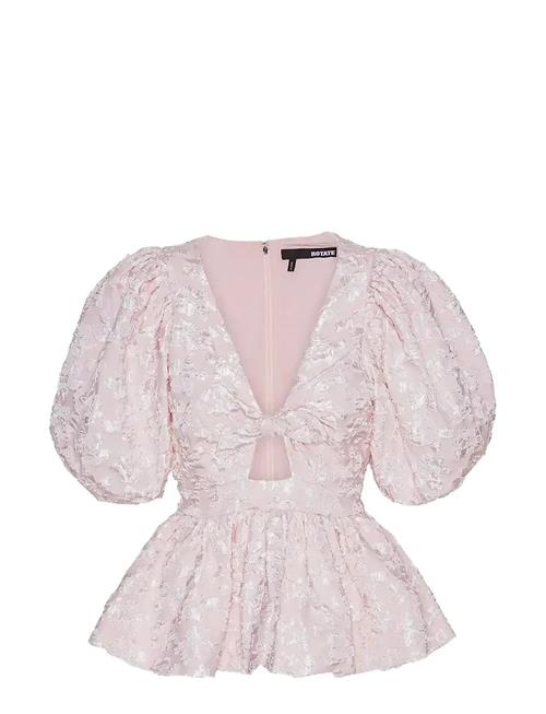 ROTATE | Jacquard Puff Sleeve Top | 42