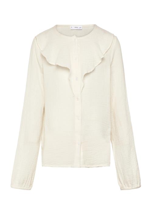 Mango | Crinkled Ruffle Shirt | 152