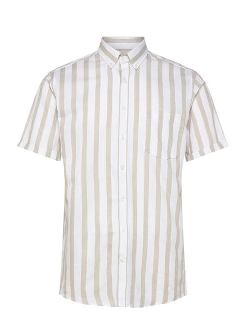 Lindbergh | Striped Cotton/Linen Shirt S/Sstriped Cotton/Linen Shirt S/S | S