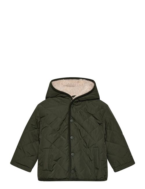 Mango | Fur-Effect Quilted Coat | 4-5