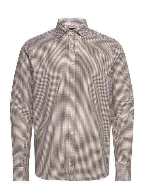 Oscar Jacobson | Reg Fit Cut Away Gingham Flannel | 43