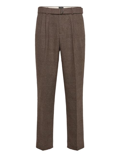 Scotch & Soda | Yarn-Dyed Wool Blend Relaxed Straight Pleated Chino | 32