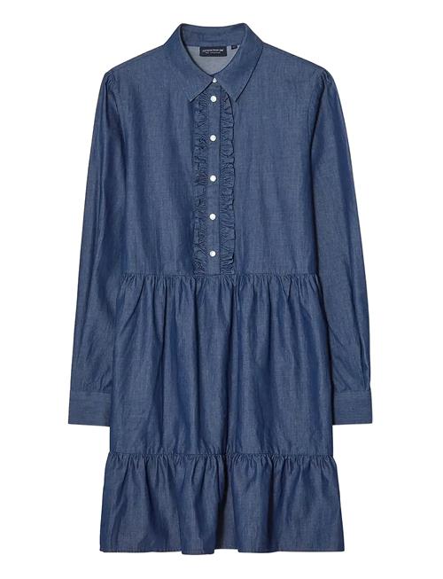 Lexington Clothing | Denim Frill Tunic Dress | L