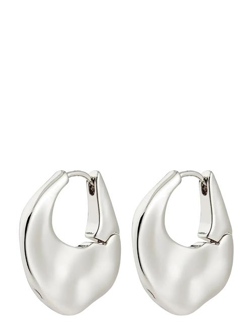 Pilgrim | Sense Hoop Earrings Silver-Plated | ONE SIZE