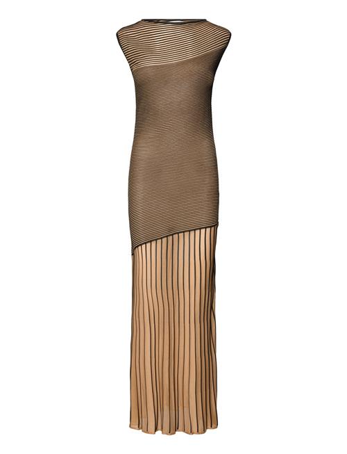 Malina | Patricia Short Sleeve Knitted Maxi Dress | XS