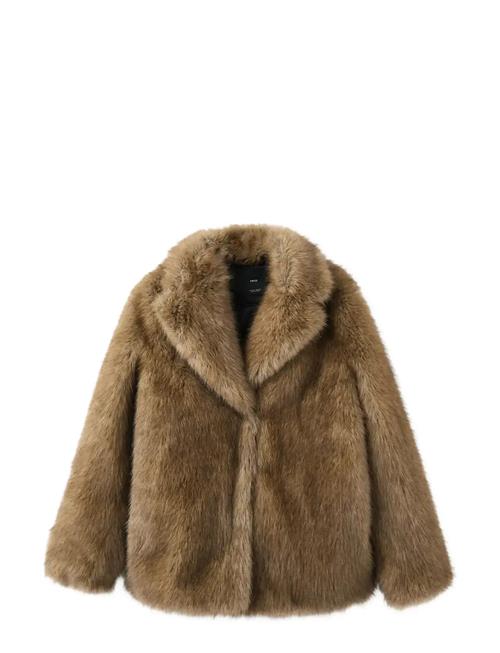 Mango | Faux-Fur Coat With Lapels | M