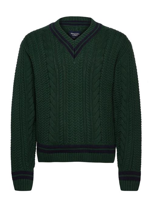Abercrombie & Fitch | Oversized Cricket Cable V Neck | XL
